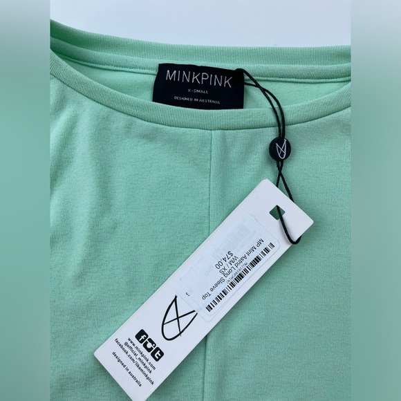 Mink Pink Mint Astrid Long Sleeve Top N227-21 - Picture 6 of 11